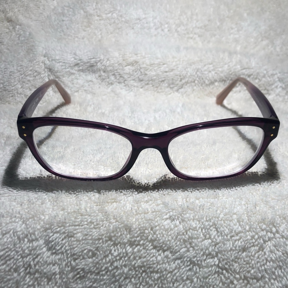 COACH HC6082 5351 Eyeglasses Womens Crystal Plum Purple 53-17-135 - Frames Only
